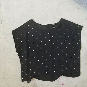 Black stud shirt